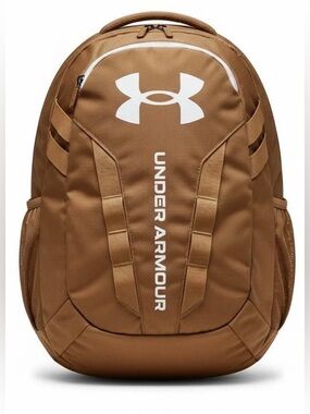 Under Armour UA Hustle 5.0 Backpack in the "Timberwolf Taupe" (brown)